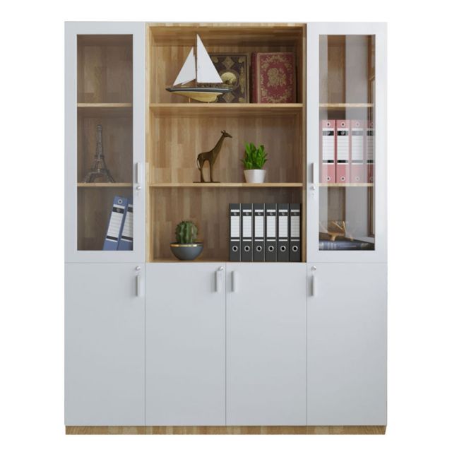 THS68019- Tủ hồ sơ 3 cụm 160x40x220cm gỗ cao su THS68019- Tủ hồ sơ 3 cụm 160x40x220cm gỗ cao su
