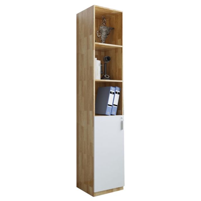 Tủ hồ sơ 40x40x220cm gỗ cao su 1 cửa dưới THS68020 Tủ hồ sơ 40x40x220cm gỗ cao su 1 cửa dưới THS68020
