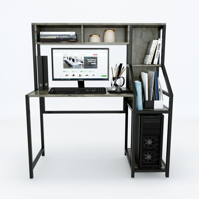 COD68036- Bàn vi tính gỗ cao su kết hợp kệ (120x50x133cm) COD68036- Bàn vi tính gỗ cao su kết hợp kệ (120x50x133cm)