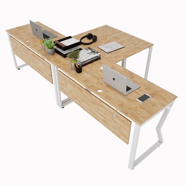 HBMC027 - Bàn cụm 2 góc L nối tiếp MConcept HBMC027 - Bàn cụm 2 góc L nối tiếp MConcept
