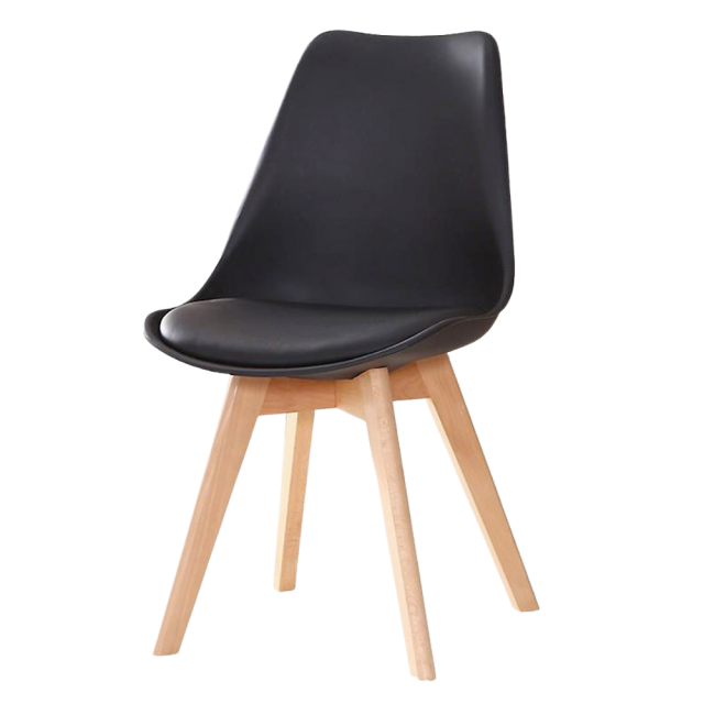 Ghế Eames chân gỗ có nệm nhiều màu ST3003 Ghế Eames chân gỗ có nệm nhiều màu ST3003