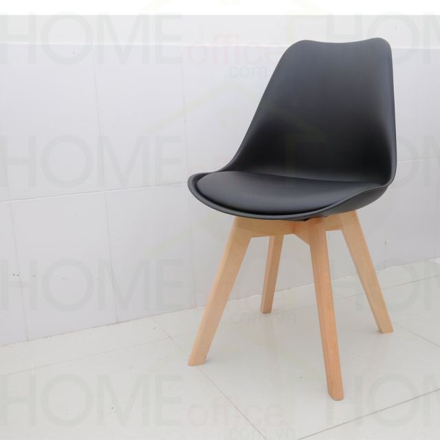 Ghế Eames chân gỗ có nệm nhiều màu ST3003
