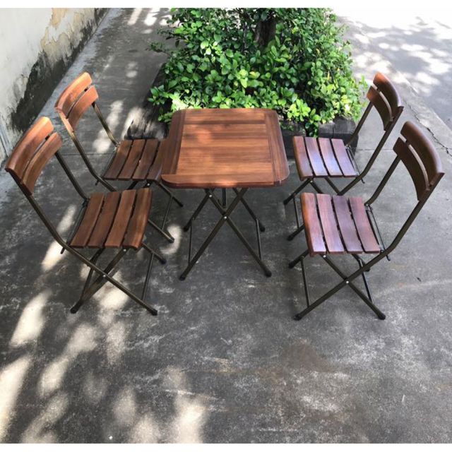 Bàn cafe mini ngoài trời xếp gọn Patio CFD68061