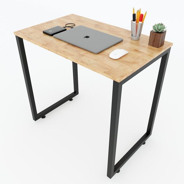 IDE68011 - Bàn mini Idesk  80x50x75(cm) gỗ cao su chân Aconcept lắp ráp IDE68011 - Bàn mini Idesk  80x50x75(cm) gỗ cao su chân Aconcept lắp ráp