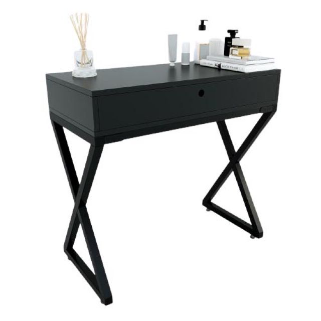 Bàn trang điểm có hộc kéo chân sắt hệ Xconcept BTD68038 Bàn trang điểm có hộc kéo chân sắt hệ Xconcept BTD68038