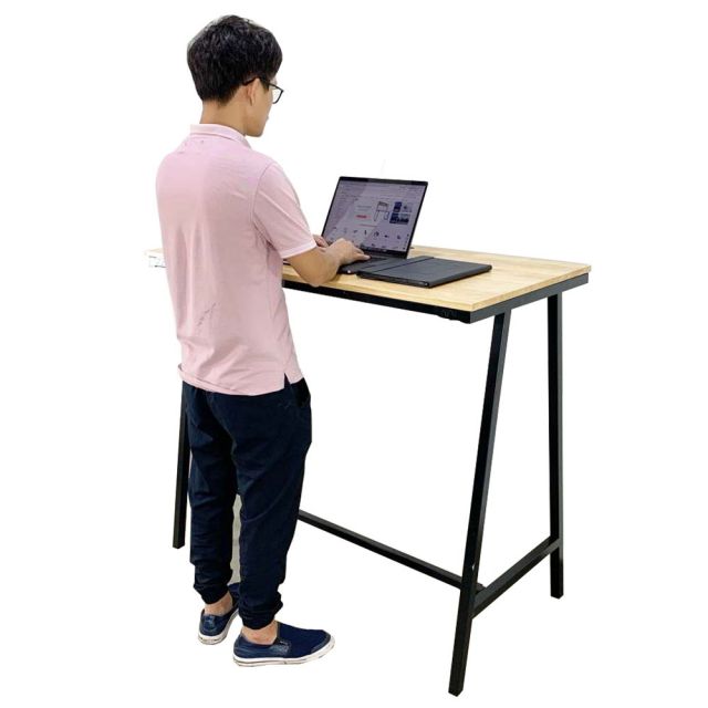 Bàn làm việc đứng 120x60x105cm chân sắt Aconcept lắp ráp STD68028 Bàn làm việc đứng 120x60x105cm chân sắt Aconcept lắp ráp STD68028