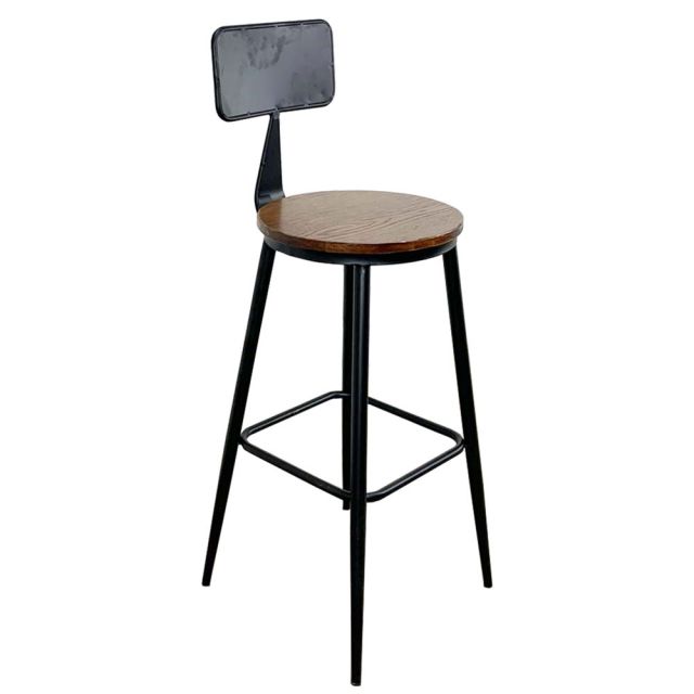 GBSK002 - Ghế Bar có lưng tựa mặt gỗ màu nâu GBSK002 - Ghế Bar có lưng tựa mặt gỗ màu nâu