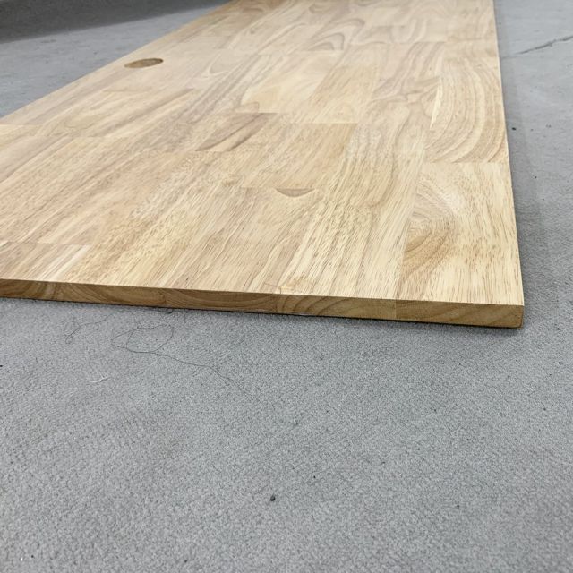 Mặt bàn gỗ cao su hoàn thiện màu gỗ tự nhiên