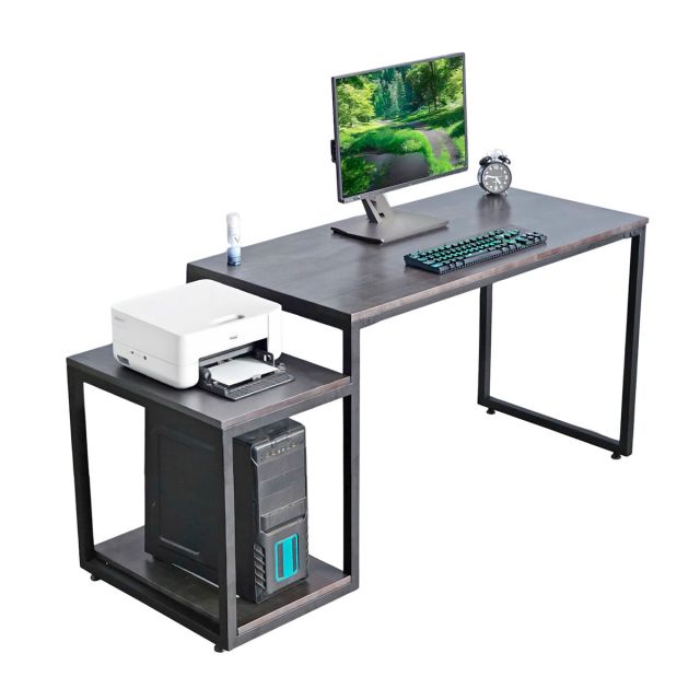 Bàn vi tính liền kệ CPU kết hợp kệ sách 126x60x141(cm) COD68040 Bàn vi tính liền kệ CPU kết hợp kệ sách 126x60x141(cm) COD68040