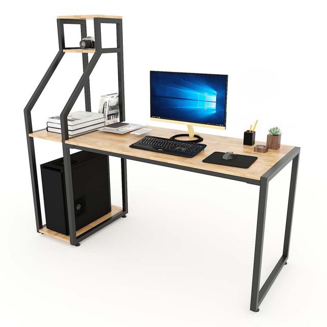 Bàn vi tính liền kệ CPU kết hợp kệ sách 126x60x141(cm) COD68040 Bàn vi tính liền kệ CPU kết hợp kệ sách 126x60x141(cm) COD68040