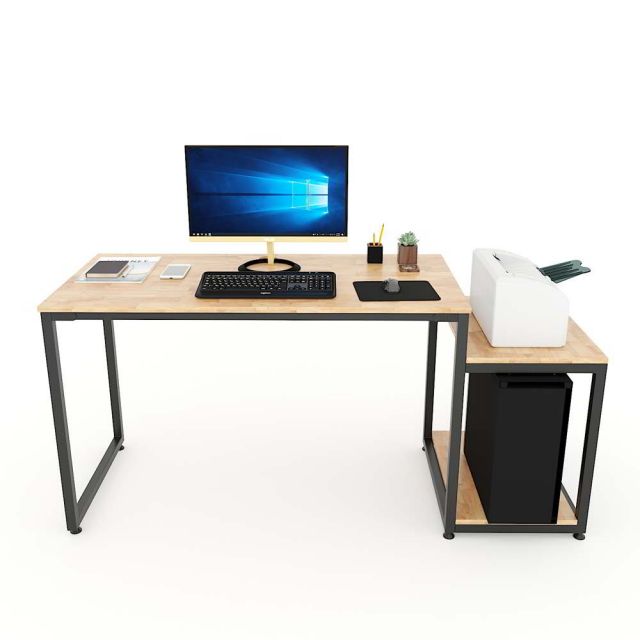 Bàn vi tính kết hợp kệ CPU và máy in 160x60x75(cm) COD68043