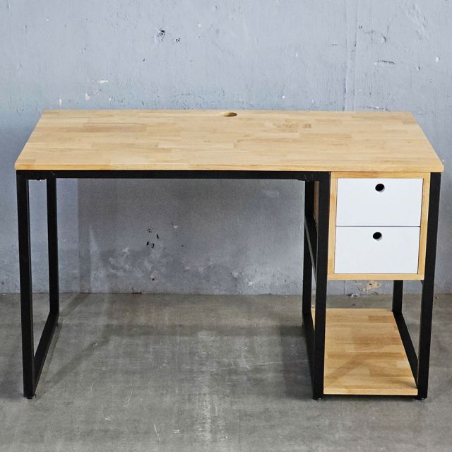 Bàn làm việc SIBA chân sắt kết hợp hộc tủ 120x60x75(cm)