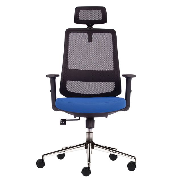 Ghế văn phòng chân xoay có tựa đầu HOM1080-01 Ghế văn phòng chân xoay có tựa đầu HOM1080-01