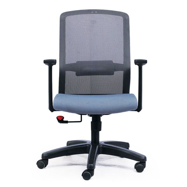Ghế xoay văn phòng chân nhựa, 1 cần điều khiển HOM1009-03 Ghế xoay văn phòng chân nhựa, 1 cần điều khiển HOM1009-03