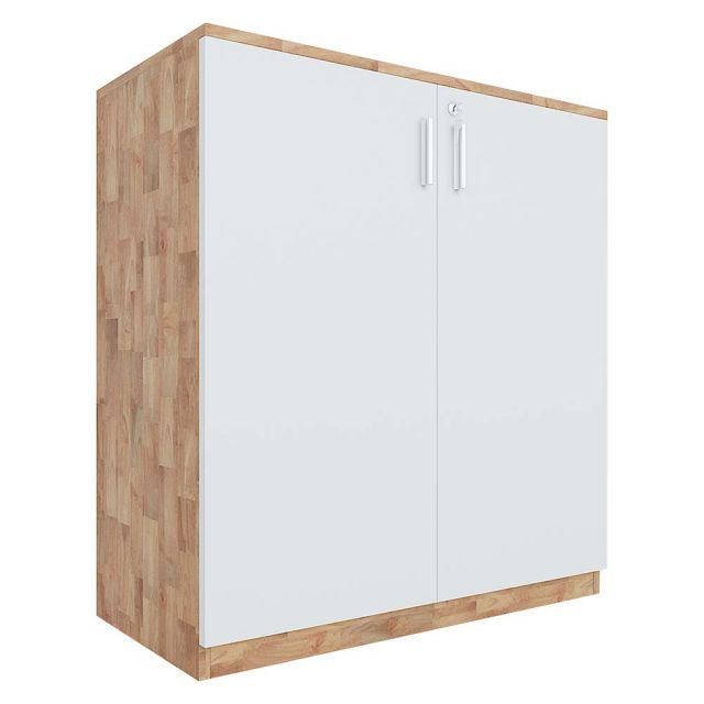Kệ hồ sơ 2 tầng cửa mở gỗ cao su 80x40x87cm THS68023 Kệ hồ sơ 2 tầng cửa mở gỗ cao su 80x40x87cm THS68023