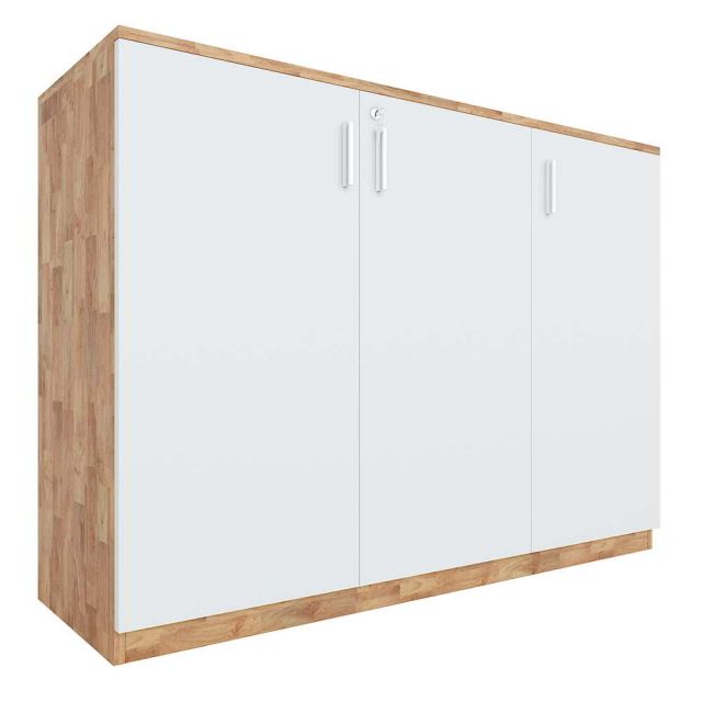 Tủ hồ sơ 2 tầng cửa mở gỗ cao su 120x40x87cm THS68027 Tủ hồ sơ 2 tầng cửa mở gỗ cao su 120x40x87cm THS68027