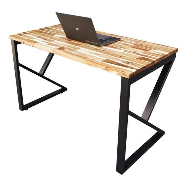 Bàn làm việc 120x60cm gỗ tràm hệ Wooden  chân Kconcept lắp ráp Bàn làm việc 120x60cm gỗ tràm hệ Wooden  chân Kconcept lắp ráp