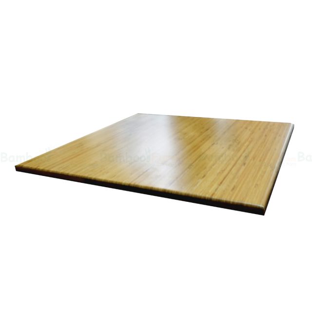 Mặt bàn gỗ tre ghép vuông nguyên tấm 60x60cm đã PU hoàn thiện
