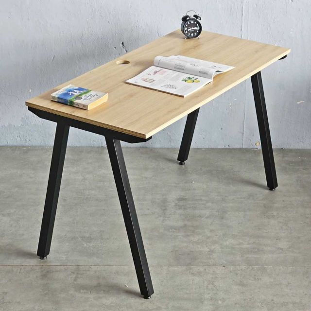 Bàn nhân viên 120x60cm gỗ Plywood hệ PLY chân lắp ráp HBPL002