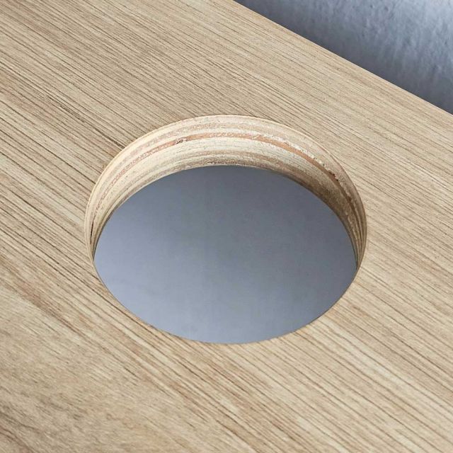 Bàn nhân viên 120x60cm gỗ Plywood hệ PLY chân lắp ráp HBPL002