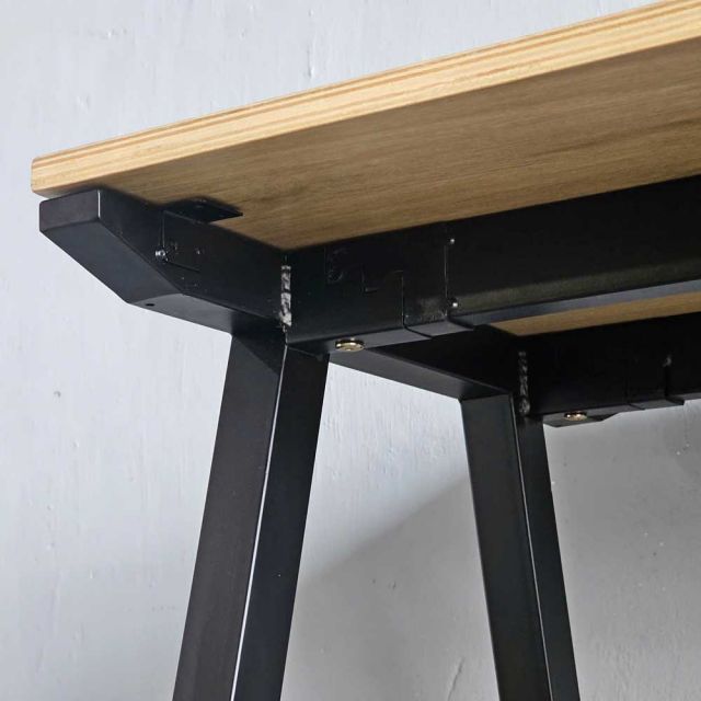 Mặt bàn gỗ Plywood vân tối