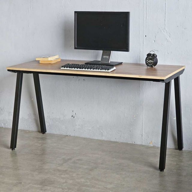 Bàn nhân viên 140x60cm gỗ Plywood hệ PLY chân lắp ráp HBPL003