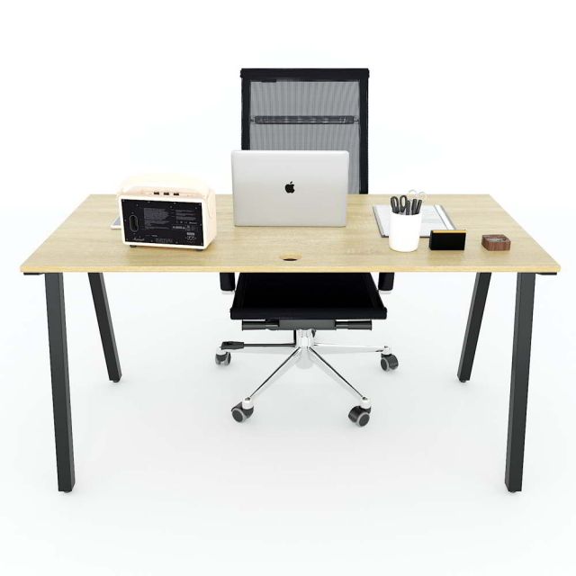 Bàn nhân viên 140x70cm gỗ Plywood hệ PLY chân sắt lắp ráp HBPL005 Bàn nhân viên 140x70cm gỗ Plywood hệ PLY chân sắt lắp ráp HBPL005