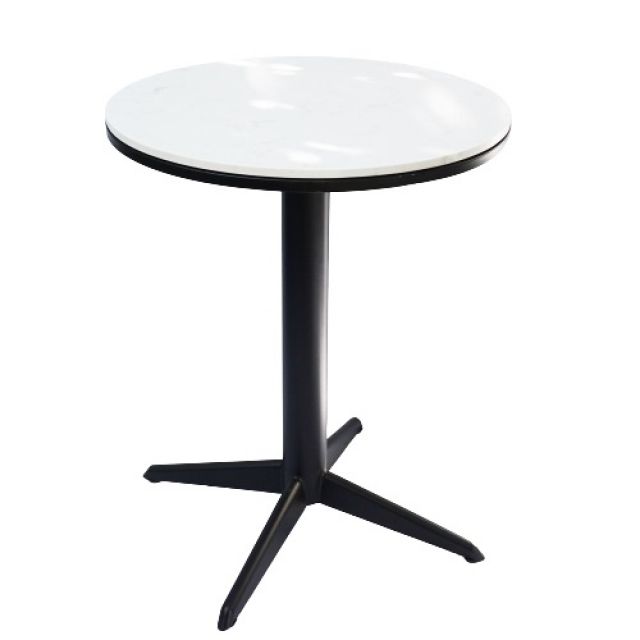 Bàn cafe tròn mặt đá chân sắt sơn tĩnh điện CFD68071