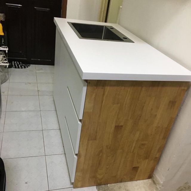 Tủ bếp dưới mẫu 001 - 120x60x80