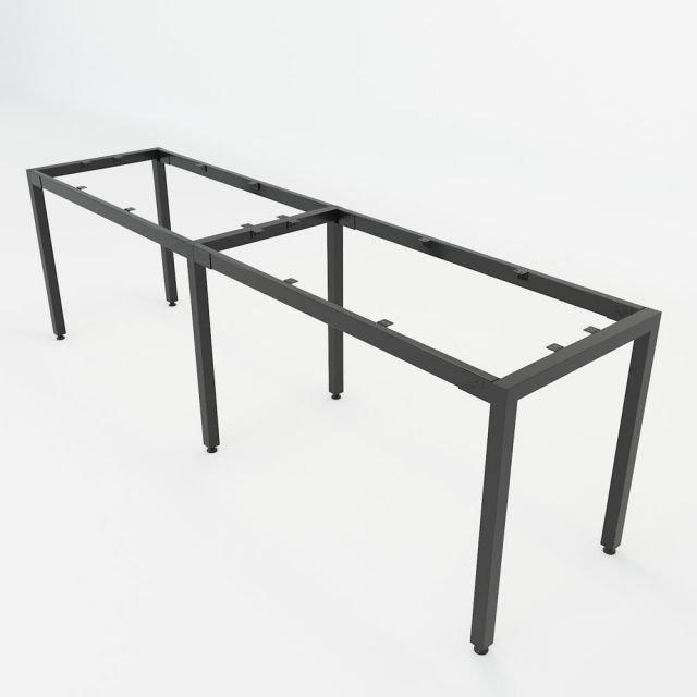 Chân sắt lắp ráp bàn cụm 2 nối tiếp 60x240cm hệ Uconcept HCUC024 Chân sắt lắp ráp bàn cụm 2 nối tiếp 60x240cm hệ Uconcept HCUC024
