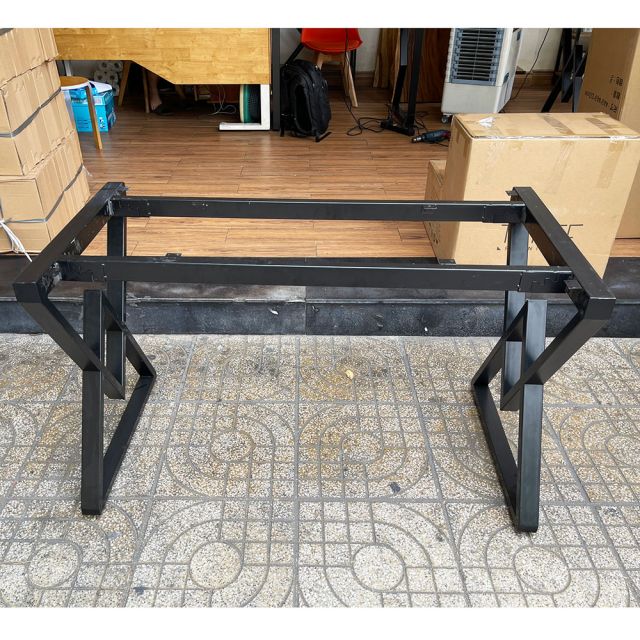 Chân bàn kim cương lắp ráp ngàm cho bàn 120x60cm CHB68043