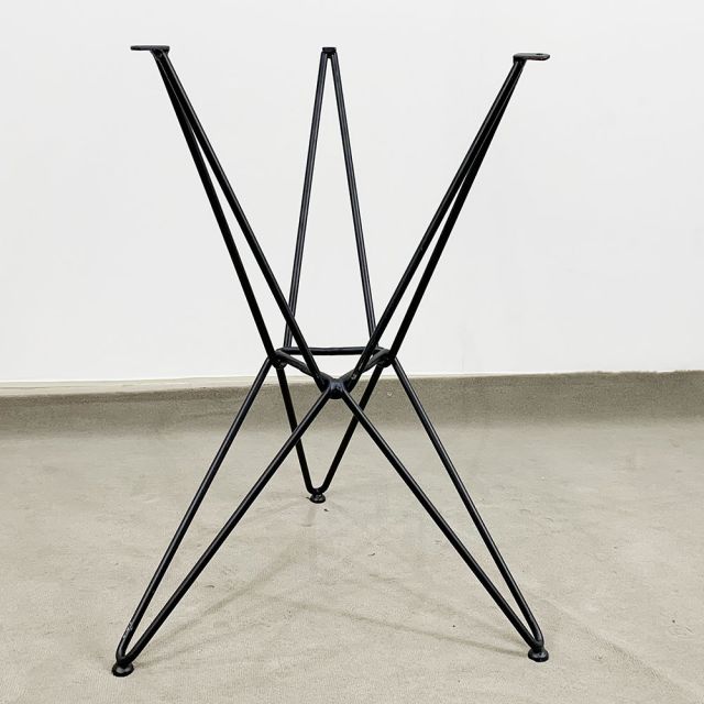 Chân bàn cafe Ziczac sắt Lap 10mm CHBCF013