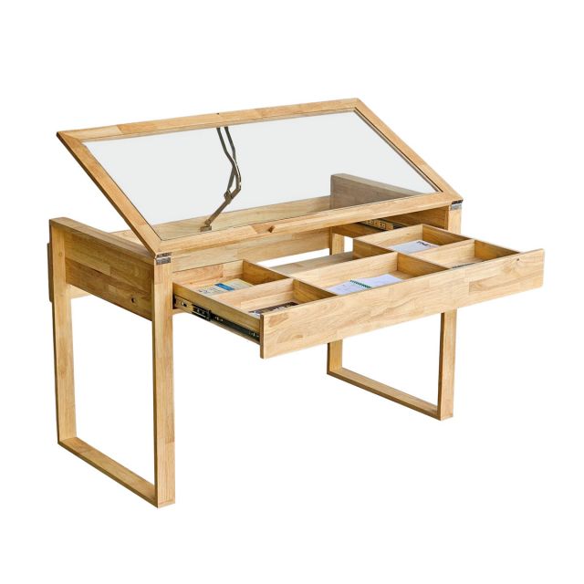 Bàn vẽ kiến trúc DraftingDesk 120x60cm mặt kính cường lực DD68003 Bàn vẽ kiến trúc DraftingDesk 120x60cm mặt kính cường lực DD68003