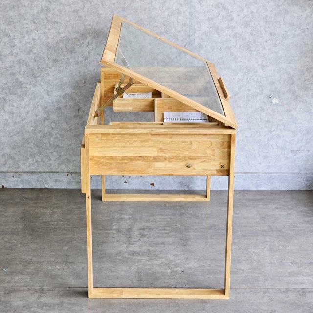 Bàn vẽ kiến trúc DraftingDesk 120x60cm mặt kính cường lực DD68003