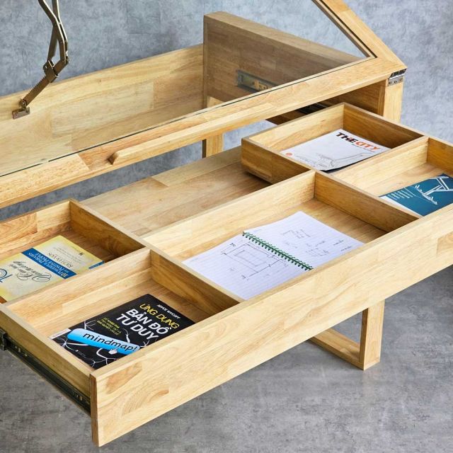 Bàn vẽ kiến trúc DraftingDesk 120x60cm mặt kính cường lực DD68003