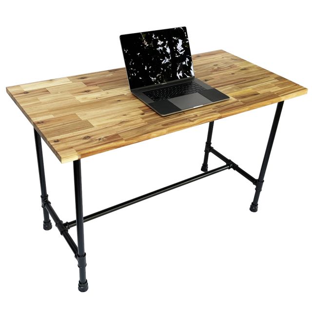 Bàn làm việc 120x60cm gỗ Tràm chân ống nước hệ Wooden HBWD027 Bàn làm việc 120x60cm gỗ Tràm chân ống nước hệ Wooden HBWD027