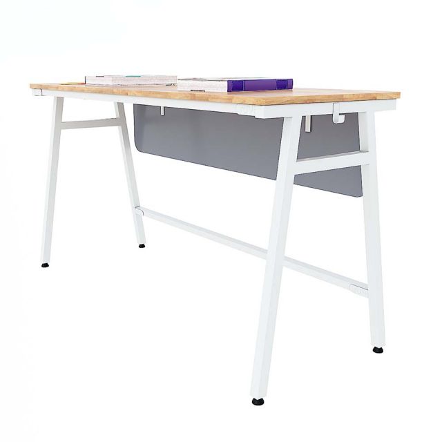 Bàn học đôi Azura 03 gỗ cao su chân sắt sơn tĩnh điện PSD015 Bàn học đôi Azura 03 gỗ cao su chân sắt sơn tĩnh điện PSD015