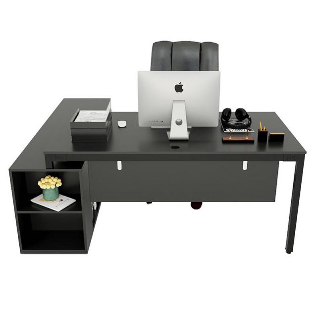 Bàn giám đốc 180x160cm chân bàn kết hợp tủ hệ Uconcept HBUC033 Bàn giám đốc 180x160cm chân bàn kết hợp tủ hệ Uconcept HBUC033