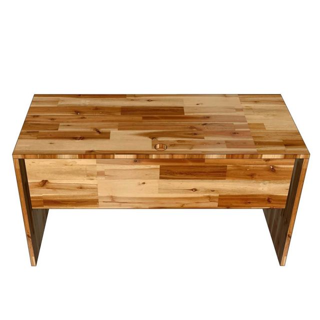 Bàn làm việc có tấm chắn 140x60cm gỗ tràm dày 25mm hệ Wooden HBWD030 Bàn làm việc có tấm chắn 140x60cm gỗ tràm dày 25mm hệ Wooden HBWD030
