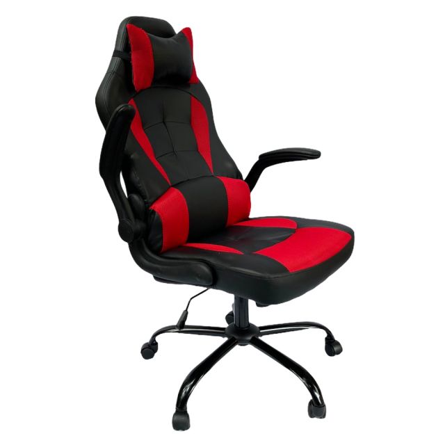 Ghế chơi game RC66 đen đỏ tay lật GC68016 Ghế chơi game RC66 đen đỏ tay lật GC68016