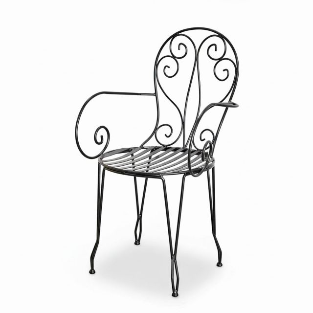 Ghế cafe ngoài trời sắt hoa văn sơn tĩnh điện GCF085 Ghế cafe ngoài trời sắt hoa văn sơn tĩnh điện GCF085