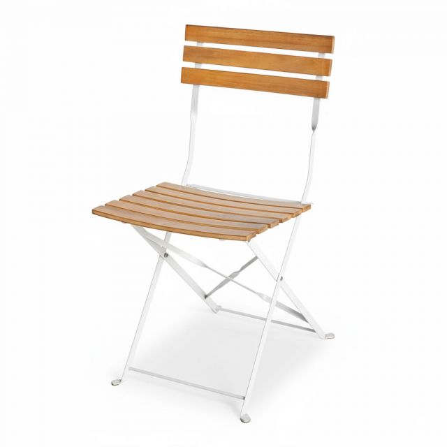 Ghế cafe ngoài trời Shefield gấp gọn gỗ tràm GCF087