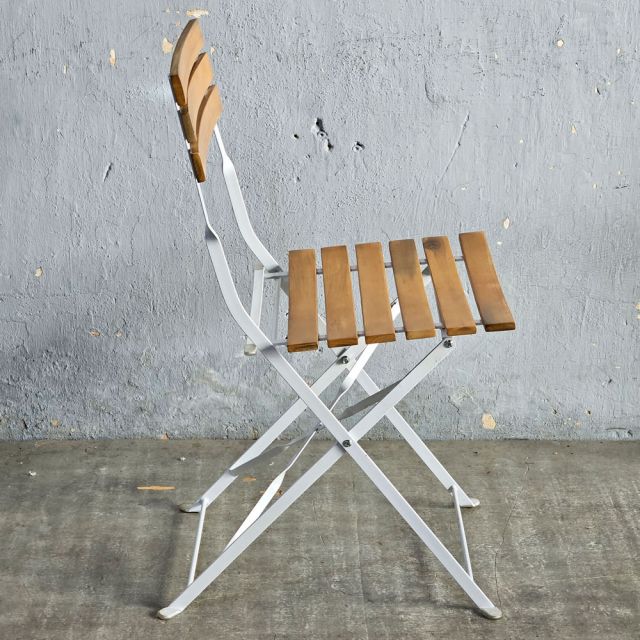 Ghế cafe ngoài trời Shefield gấp gọn gỗ tràm GCF087