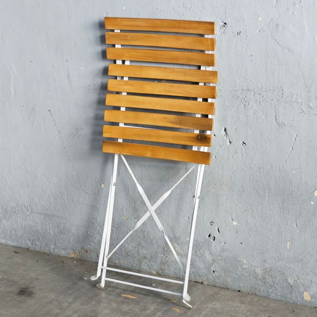 Ghế cafe ngoài trời Shefield gấp gọn gỗ tràm GCF087