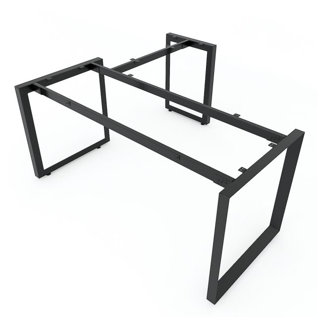 Chân bàn chữ L 160x150cm sắt tam giác lắp ráp hệ Trian II HCTG014 Chân bàn chữ L 160x150cm sắt tam giác lắp ráp hệ Trian II HCTG014