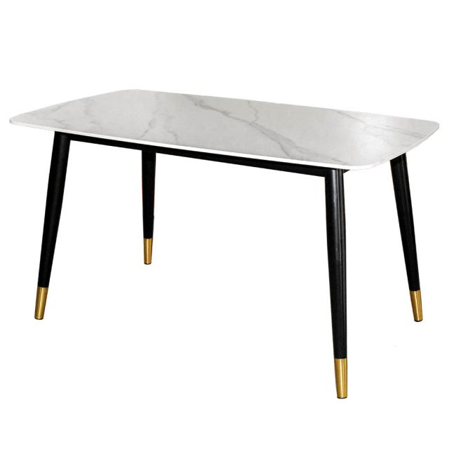 Bàn ăn Aster 140cm chân bọc inox mặt đá thêu kết AKT140 Bàn ăn Aster 140cm chân bọc inox mặt đá thêu kết AKT140