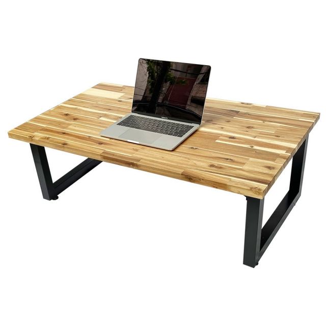 Bàn ngồi bệt 100x60cm gỗ tràm dày 25mm chân gấp thấp SGD008 Bàn ngồi bệt 100x60cm gỗ tràm dày 25mm chân gấp thấp SGD008