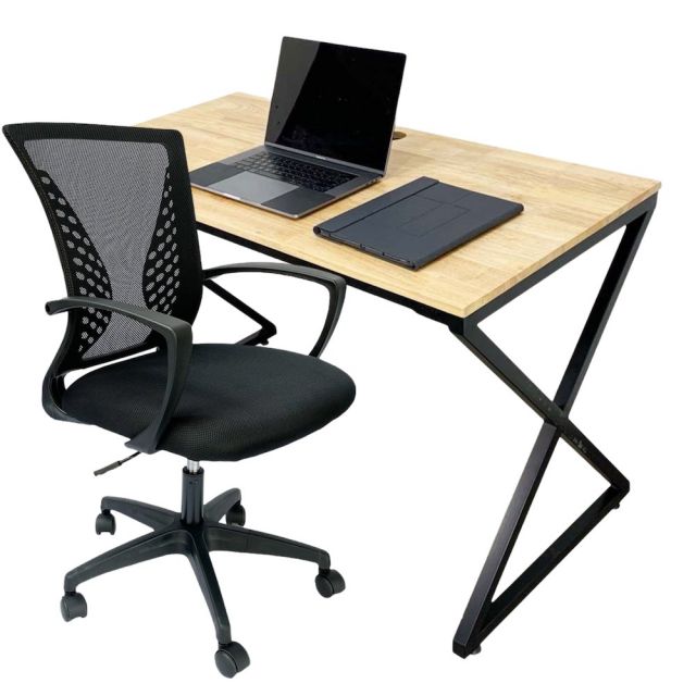 Combo Bàn Làm Việc Xconcept Và Ghế Chân Xoay Lưng Lưới Hoa Văn CB68125 Combo Bàn Làm Việc Xconcept Và Ghế Chân Xoay Lưng Lưới Hoa Văn CB68125