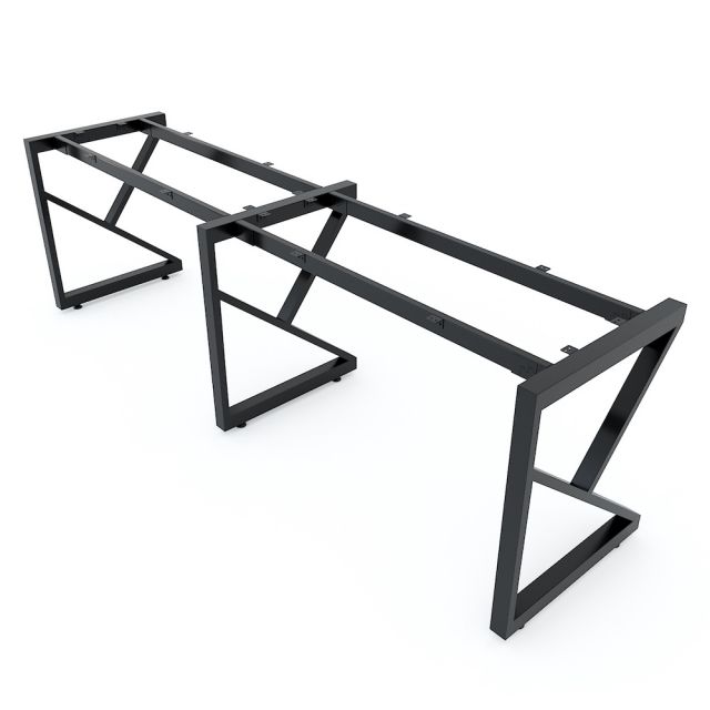 Chân sắt lắp ráp cho bàn cụm 2 240x120cm hệ Kconcept HCKC026 Chân sắt lắp ráp cho bàn cụm 2 240x120cm hệ Kconcept HCKC026