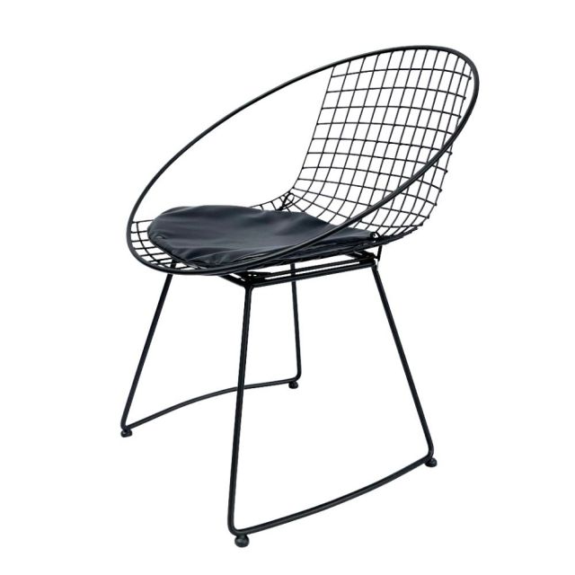Ghế nón HARRY có đệm lưng tựa sắt GCF090 Ghế nón HARRY có đệm lưng tựa sắt GCF090